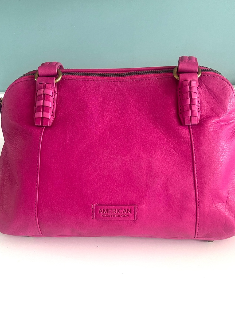 American Leather Co. Poppy Satchel     NWOT - Picture 2 of 11